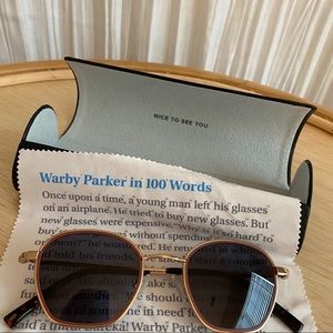 Warby Parker Larsen Sunglasses in Rhubarb Matte